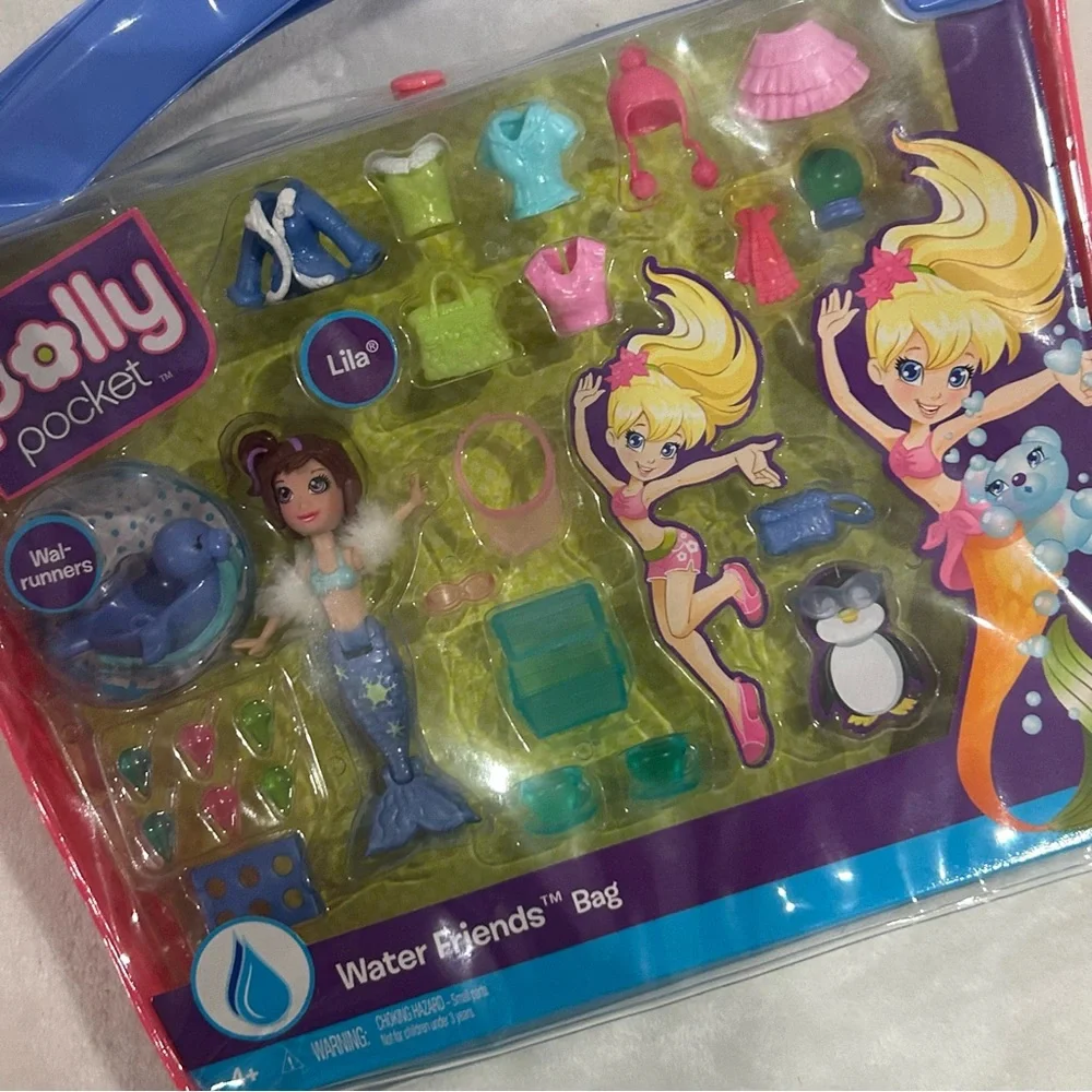 Polly Pocket Splashtopia World™ Water Friends Bag 2010 with Lila mermaid doll